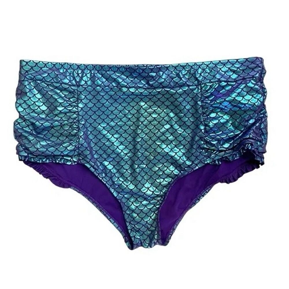 Torrid Disney The Little Mermaid Ariel High-Waisted Bikini Bottom Size 4X - Picture 3 of 9